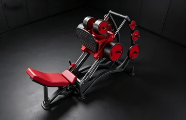 Machine de musculation du bas du corps chargée par plaque de presse pour jambes